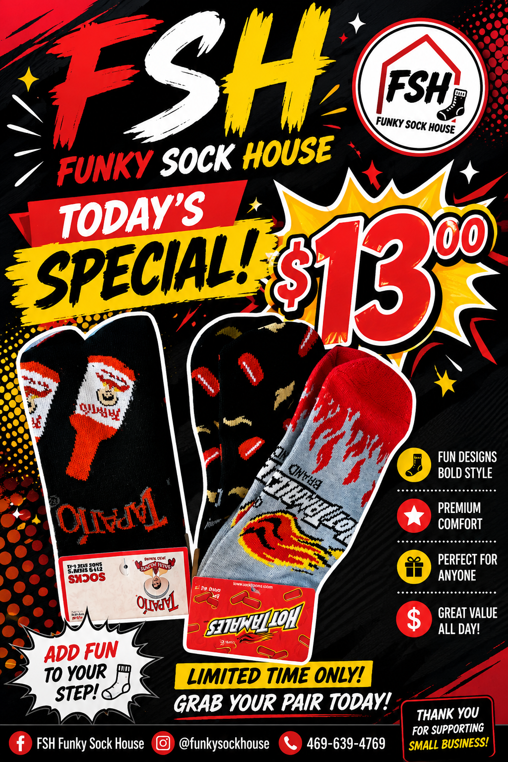 FSH $13 Special FSH special flyer