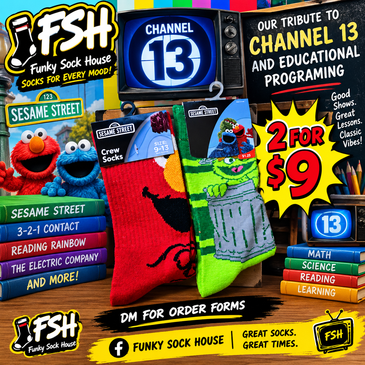 Channel 13 Tribute FSH special flyer