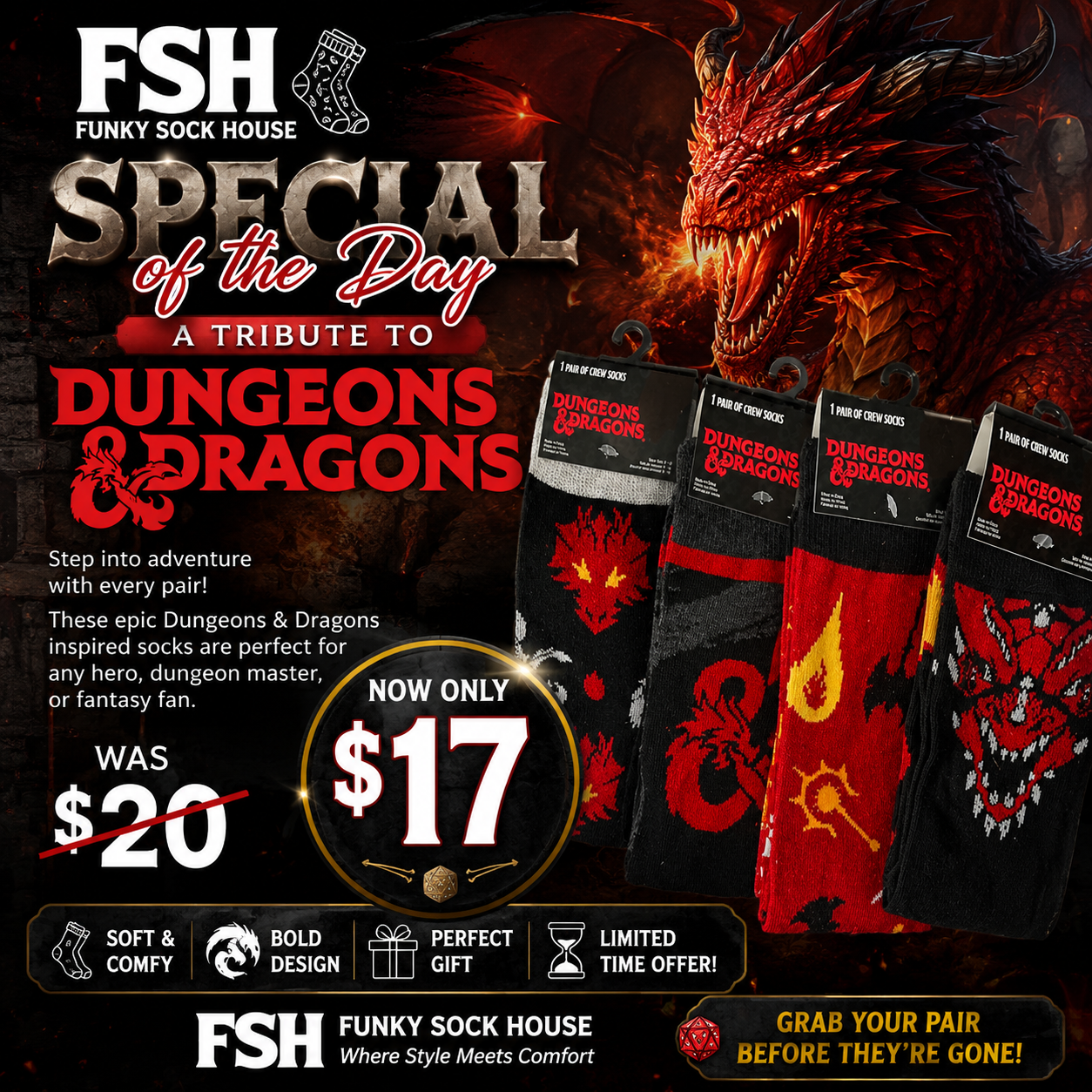 Dungeons & Dragons FSH special flyer