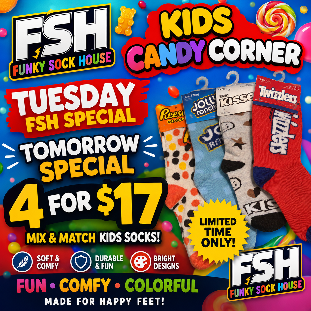 Kids Candy Corner FSH special flyer