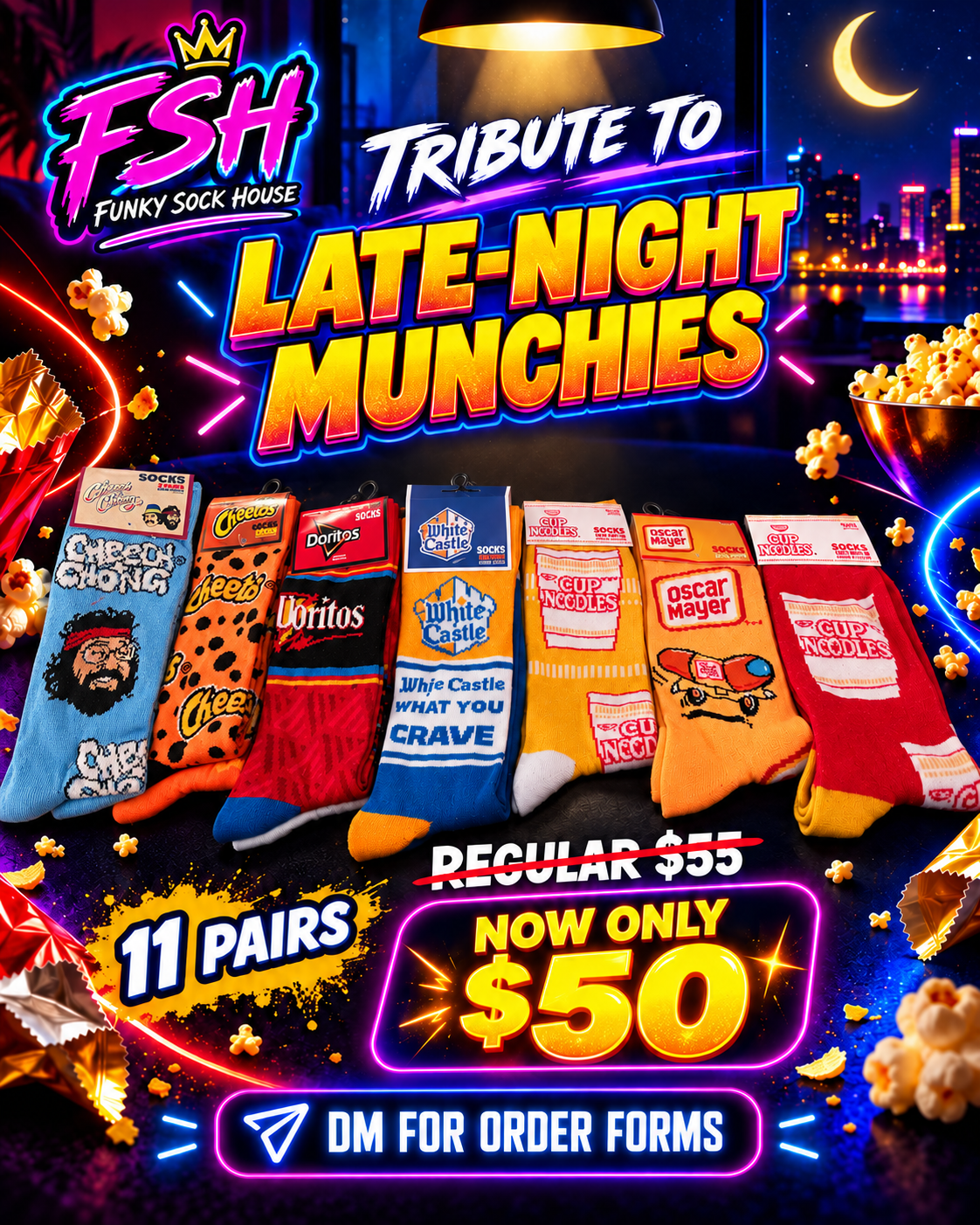 Late Night Munchies FSH special flyer
