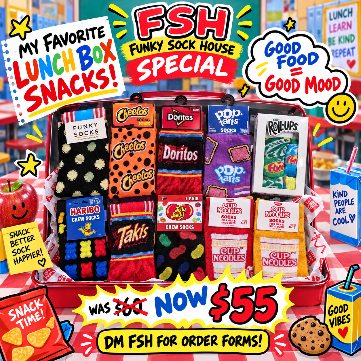 My Favorite Lunch Box Snacks FSH special flyer
