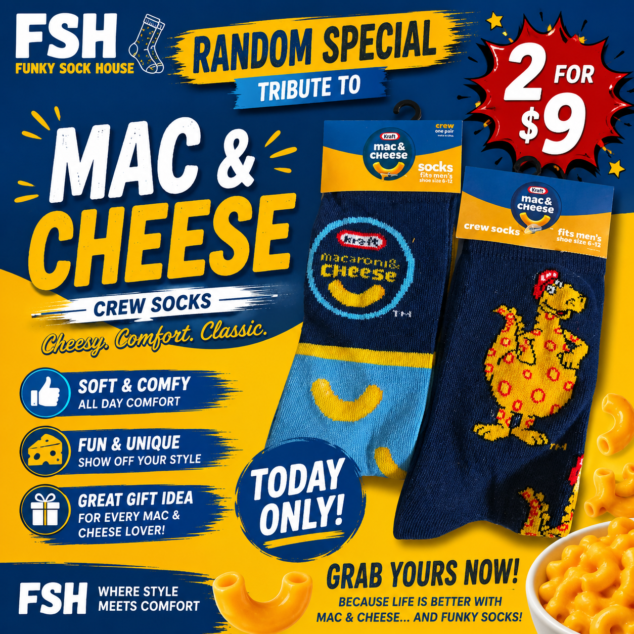 Mac & Cheese FSH special flyer
