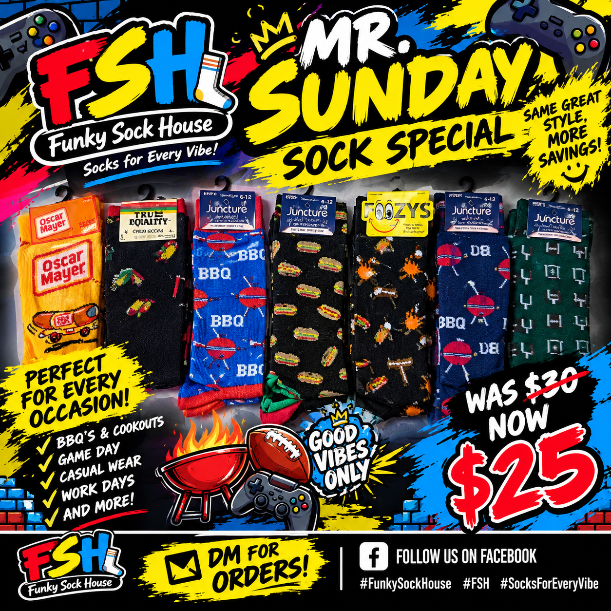 Mr. Sunday Sock Special FSH special flyer