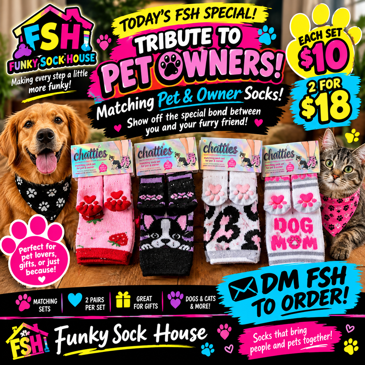 Pet Owners Matching Set FSH special flyer