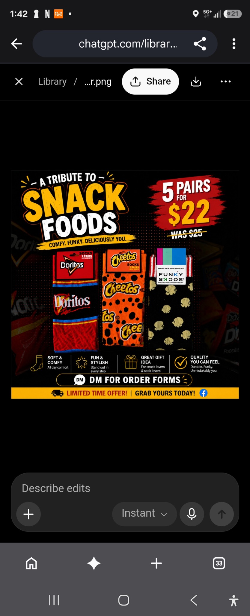 Snack Foods Set FSH special flyer