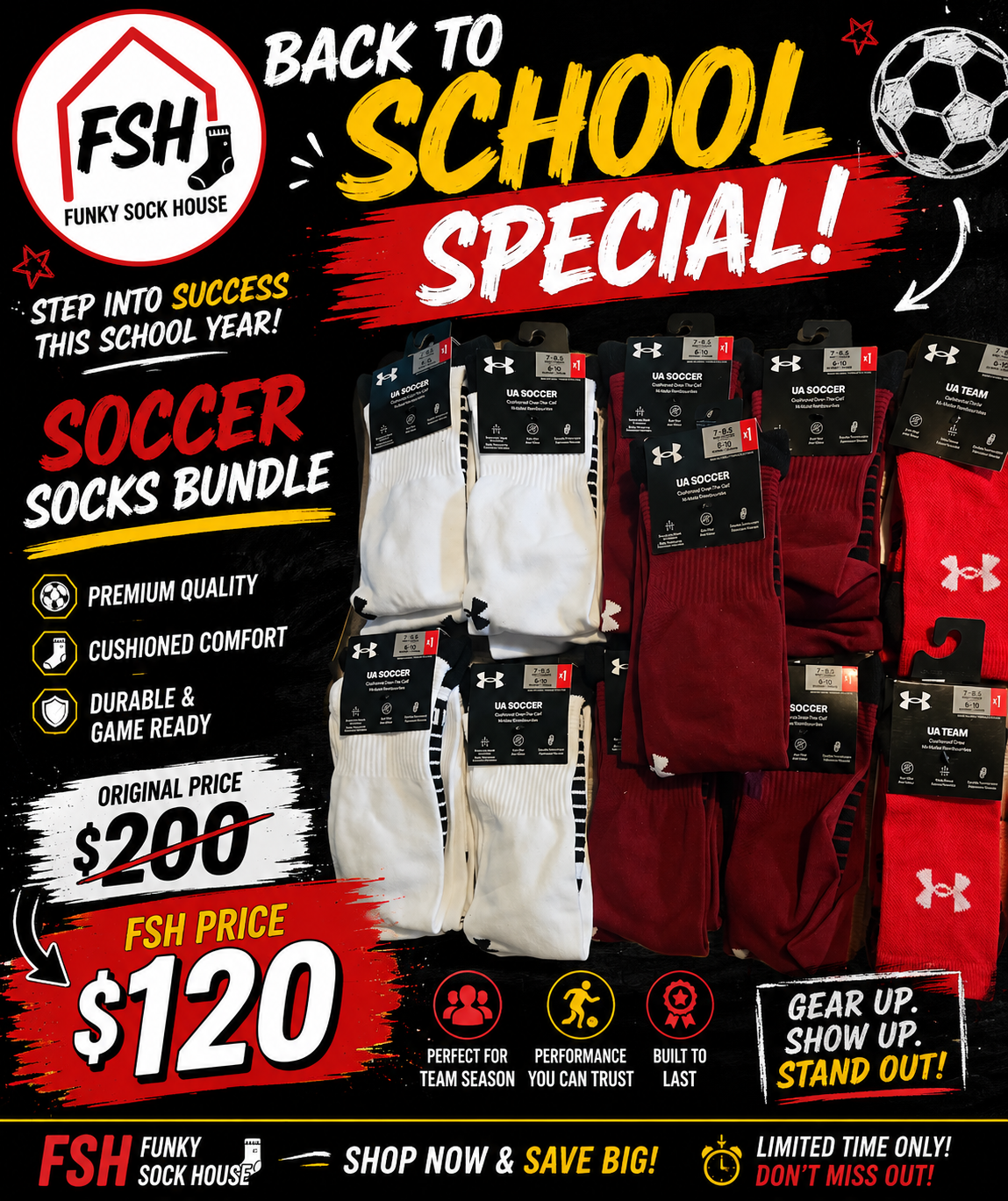 Back to School Soccer Bundle FSH special flyer