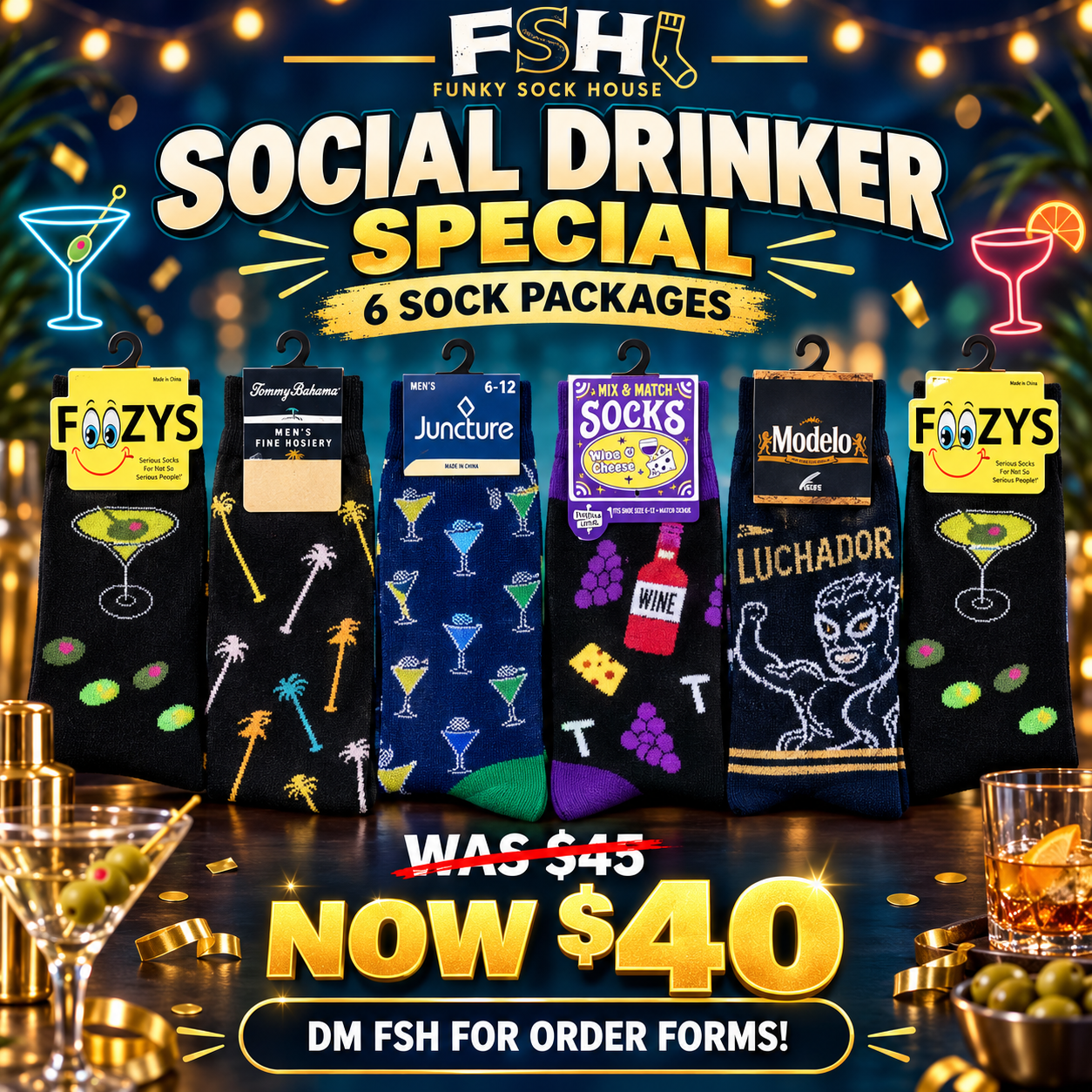 Social Drinker Special FSH special flyer
